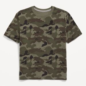 Old Navy Camouflage Softest Printed Crew-Neck T-Shirt for Boys (M) - NWT